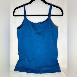 New Shapermint Scoop Neck Cami. Blue. 3X